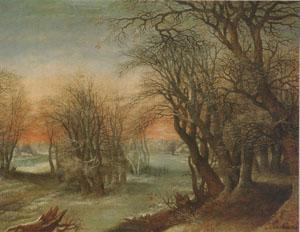 Denys Van Alsloot Winter Landscape (mk05) oil painting image